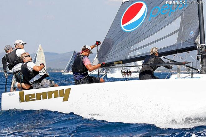 Tõnu Tõniste's LENNY (EST790) at the 2016 Marinepool Melges 24 Europeans in Hyeres, France © Pierrick Contin / IM24CA